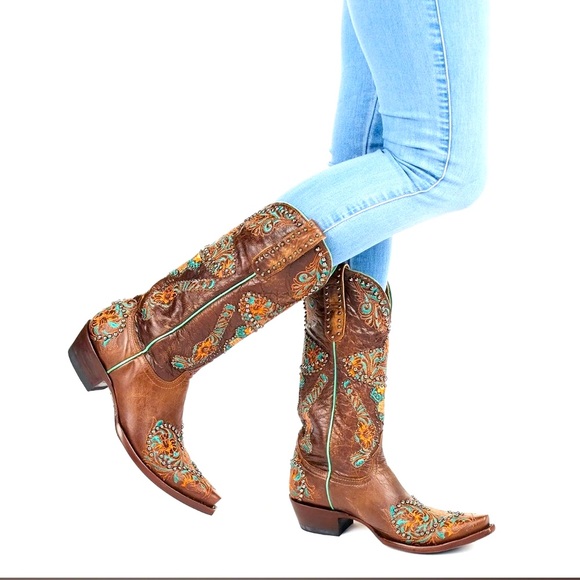 OLD GRINGO DULCE CALAVERA SKULL Cowgirl boots sugar skull guns RTL $675 NIB 7.5 - Picture 2 of 10